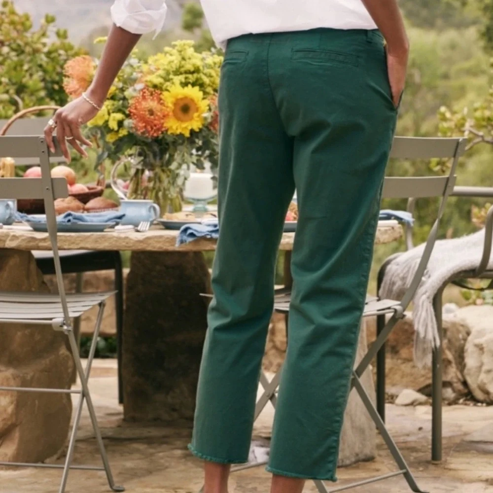 NEW! Frank & eileen Wicklow Stretch Cotton Chino Pants, SIZE 6 1209_3